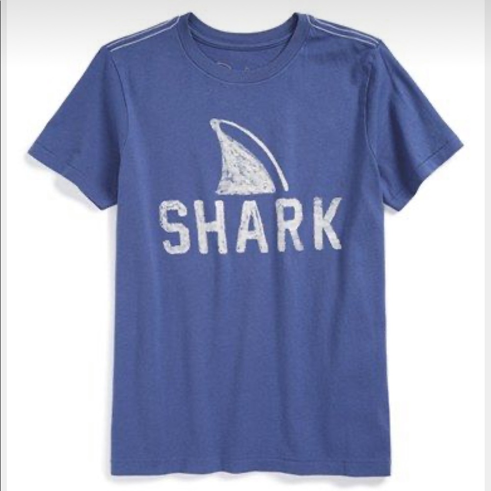 Boys Peek Kids Shark Shirt S 4/5
